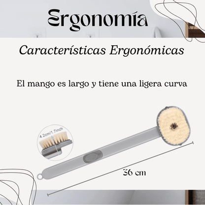 Cepillo de Ducha Ergonómico