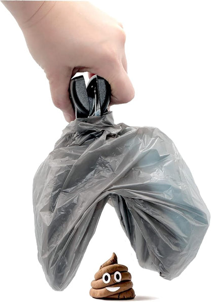 Recolector de popó para perro con dispensador y 90 bolsas – ¡Higiénico, portátil y sin olores!