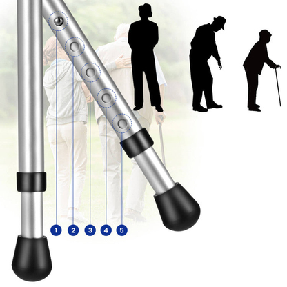 Bastón Plegable con Asiento Cómodo – Liviano, Ajustable y Seguro